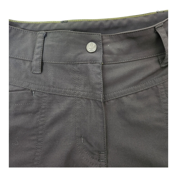 MEC Black Mid Rise Hiking Capri Pants size 4 - Picture 3 of 11